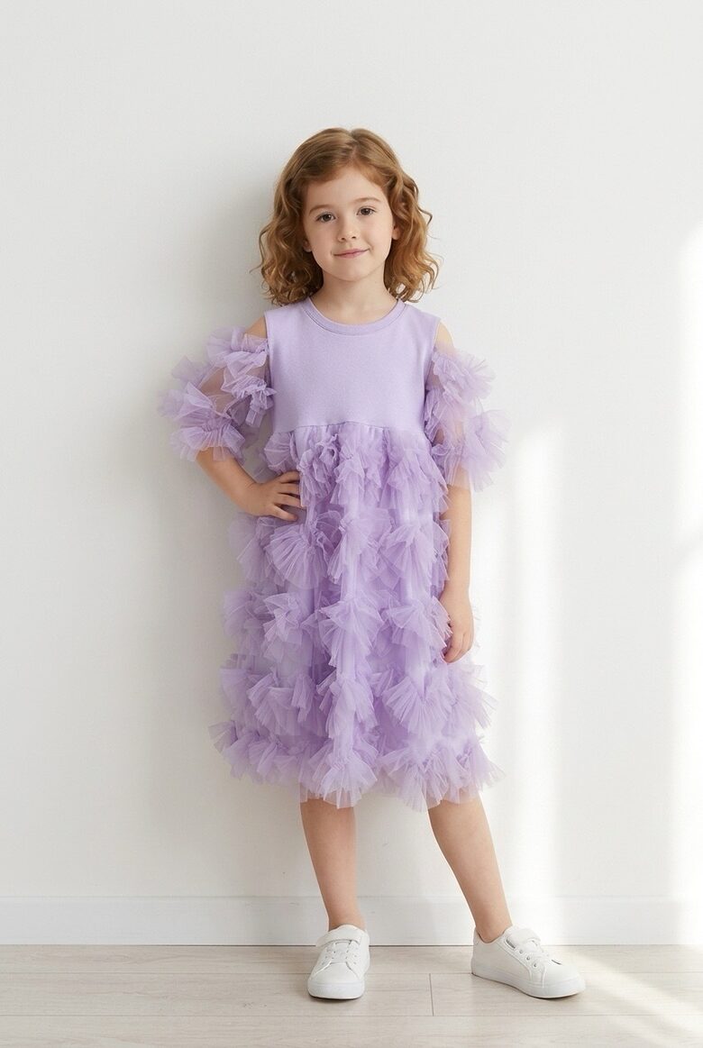 Svētku kleita meitenēm. 98-140.izm.