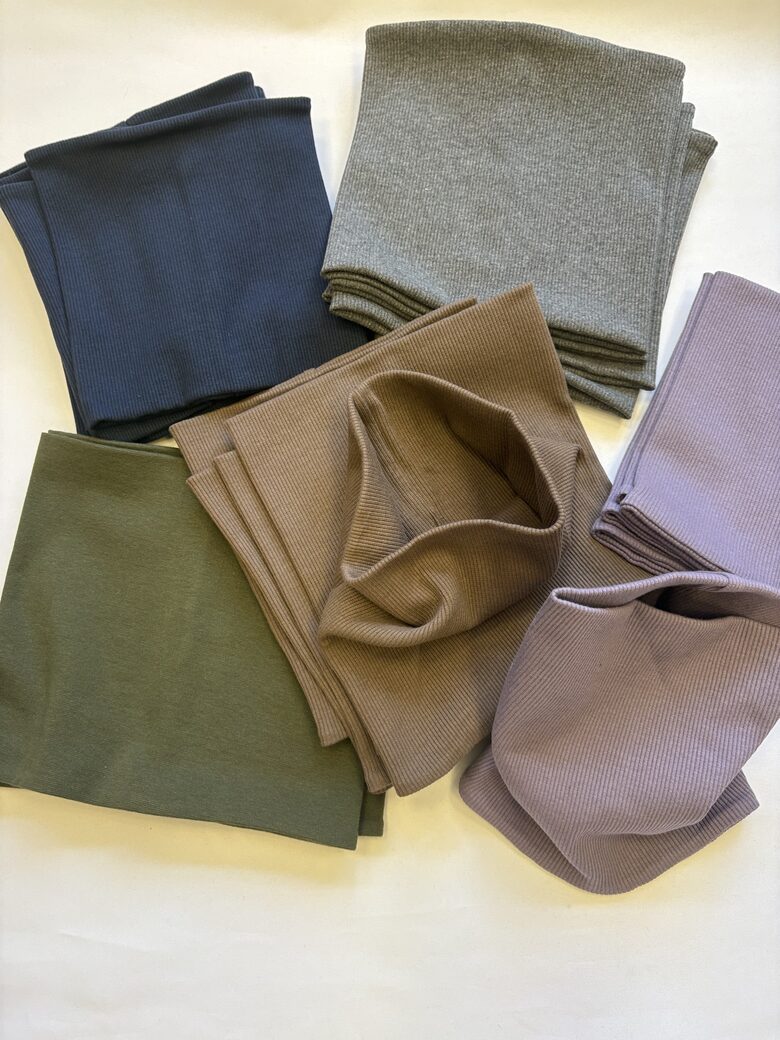 Kokvilnas trikotāžas tuneļšalles.