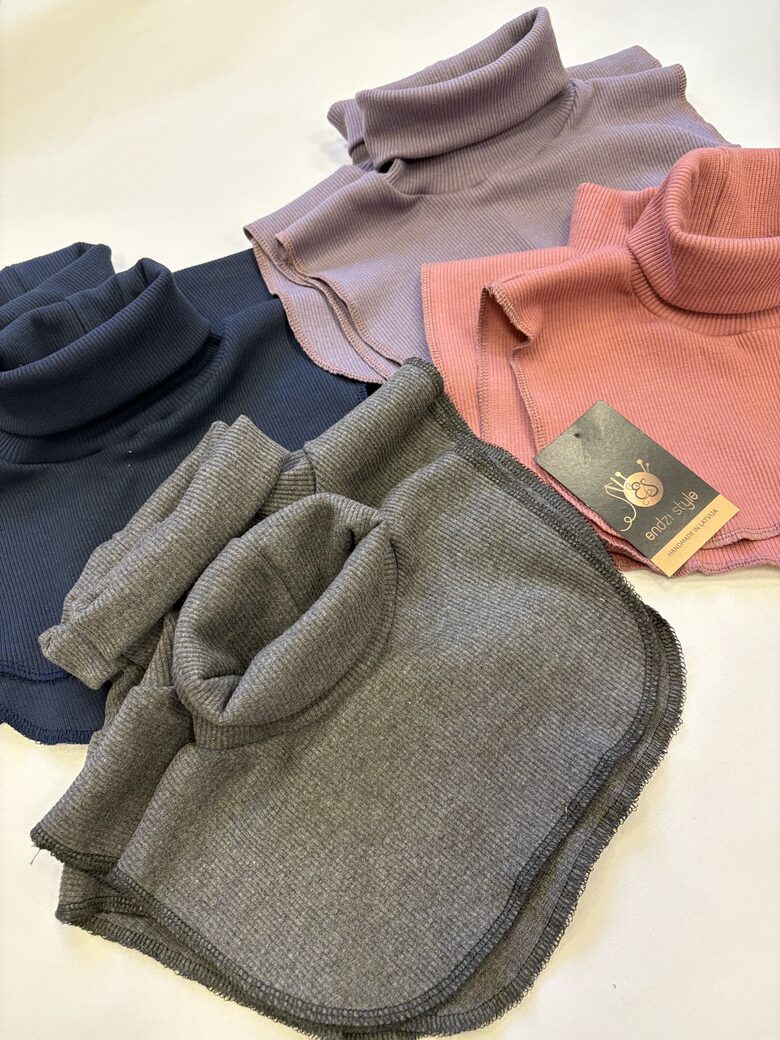 Kokvilnas trikotāžas apkakle. Bērnu apkaklītes.  7 krāsās apkakles. 