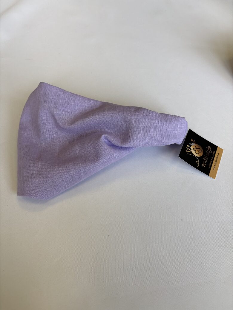 Lina lakatiņš ceriņu tonī. Lavanda.