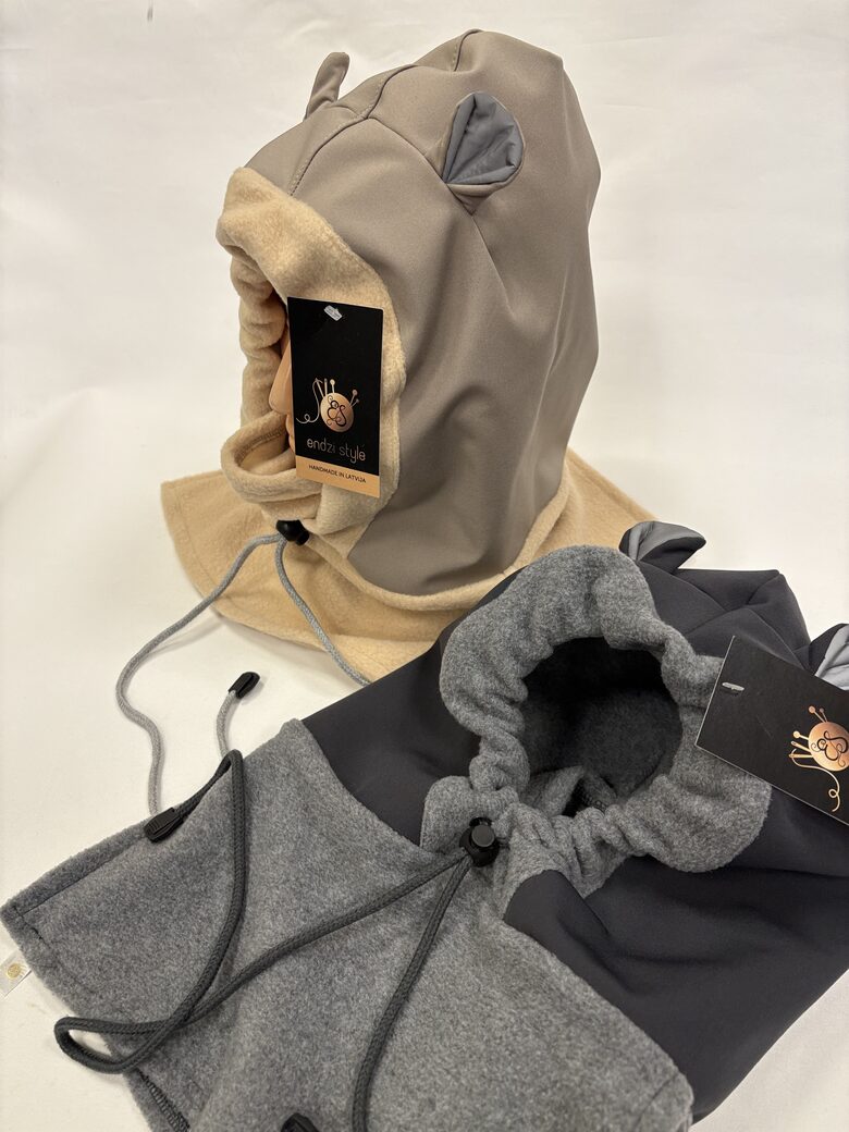 Softshell ķivercepure bērniem .Ziemas ķivercepure bērniem. 6.mēn.-10 gadi