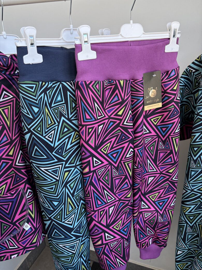 Softshell bikses bērniem.,,Mozaīka,,