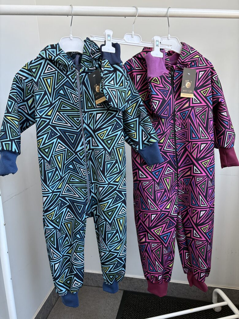 Starpsezonu  SOFTSHELLkombinezons.,,Mozaīka,,74-128.izm.