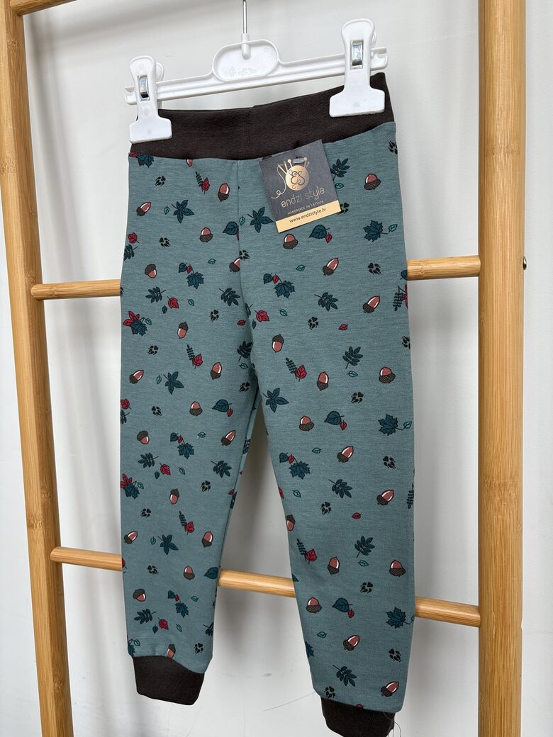 Plānie kokvilnas trikotāžas legingi bērniem.86-134.izm. 