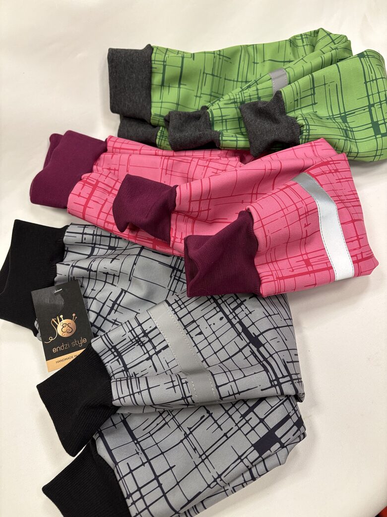 Bērnu softshell bikses.Strīpainīši.