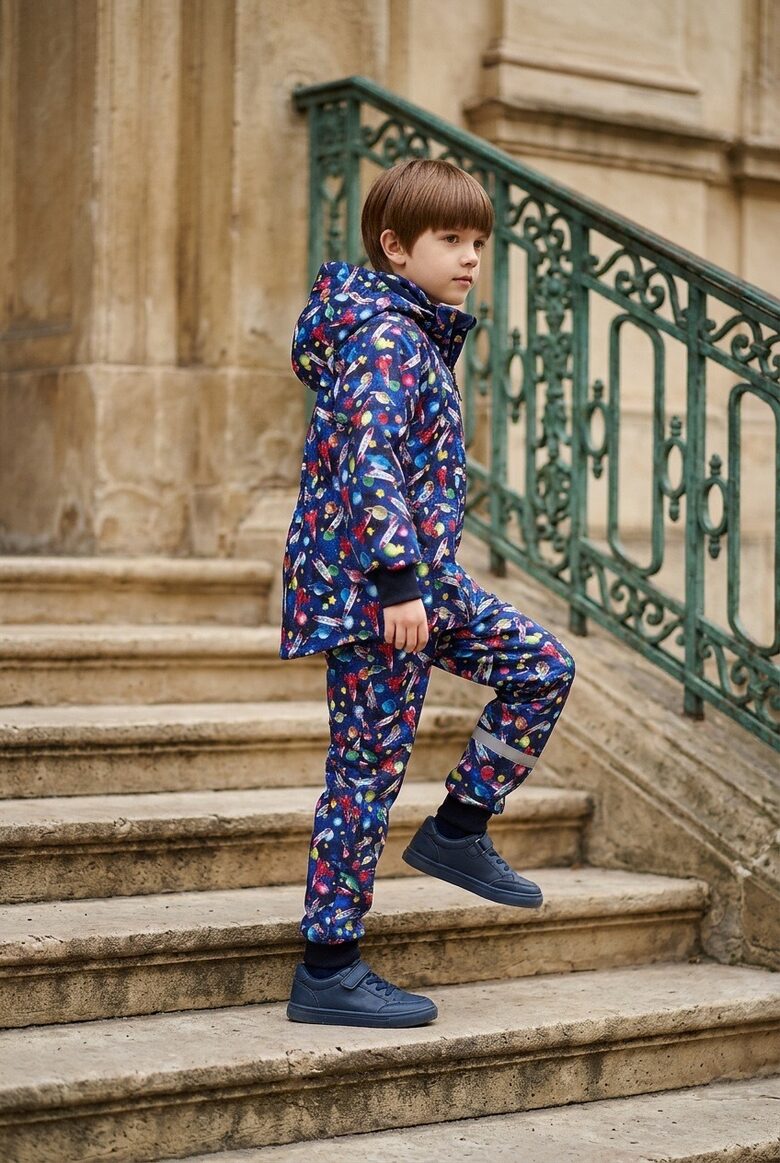 Softshell virsjaka zēniem.Kossmos. Softshell bikses.