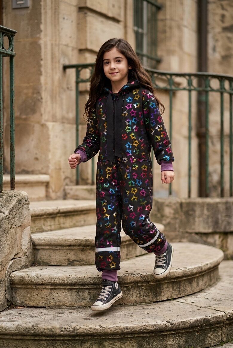 Zvaigznītes.Starpszenu softshell kombinezoni bērnie. 74-134.izm.