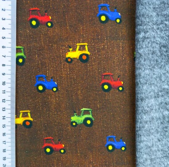 Alpine fleece . Brūns/traktori.