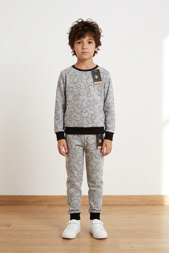 Džemperis un bikses no siltinātas kokvilnas trikotāžas.110.izm.