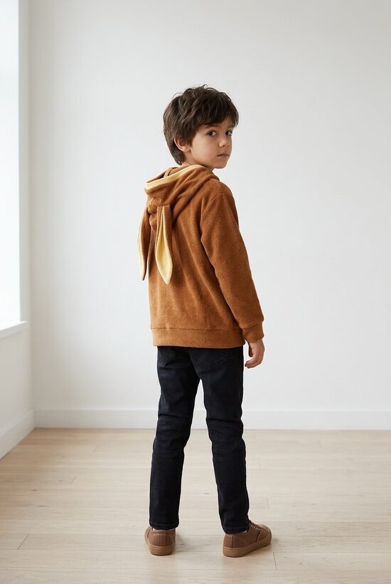 Flīsa hūdiji bērniem.Zaķēni. PIEEJAMI UZREIZ.86-140.izm.