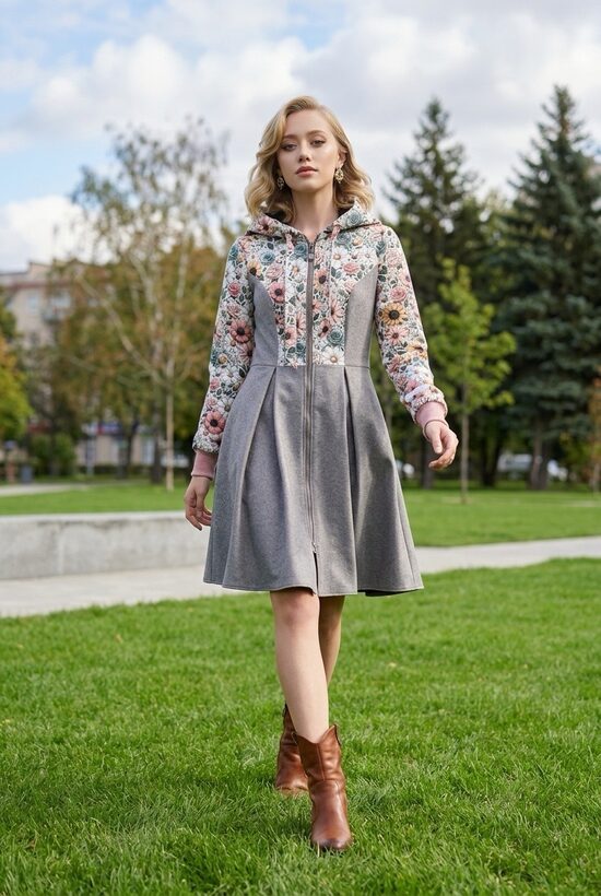 Tikai TEV -XS.izm. Sieviešu softshell mētelis ar volānu.