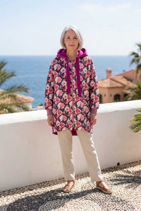 Softshell sieviešu jaka,fuksija/peonijas. ( 160 cm)PIEEJAMA UZREIZ.