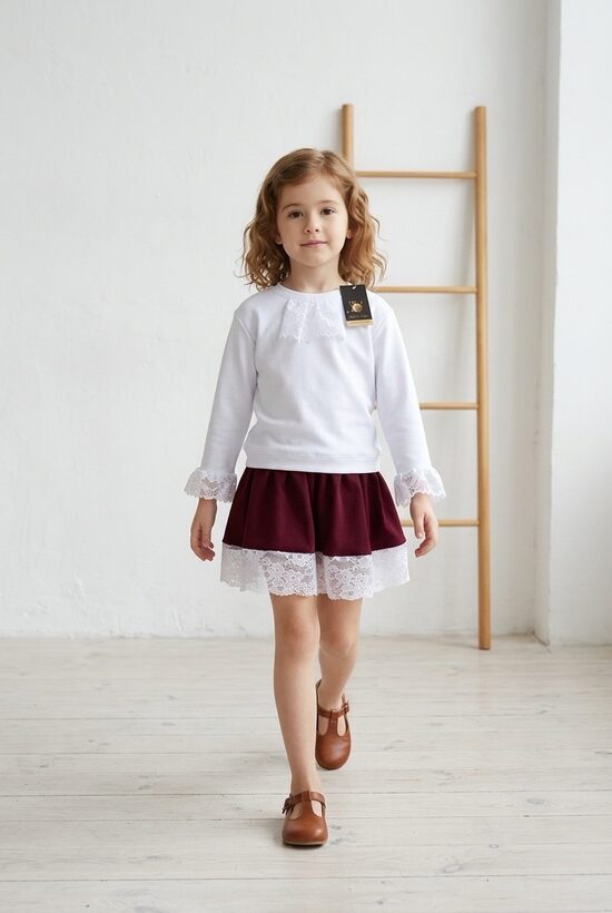 Balts kokvilnas trikotāžās džemperis ar žabo VAI bez . 62-128.izm.