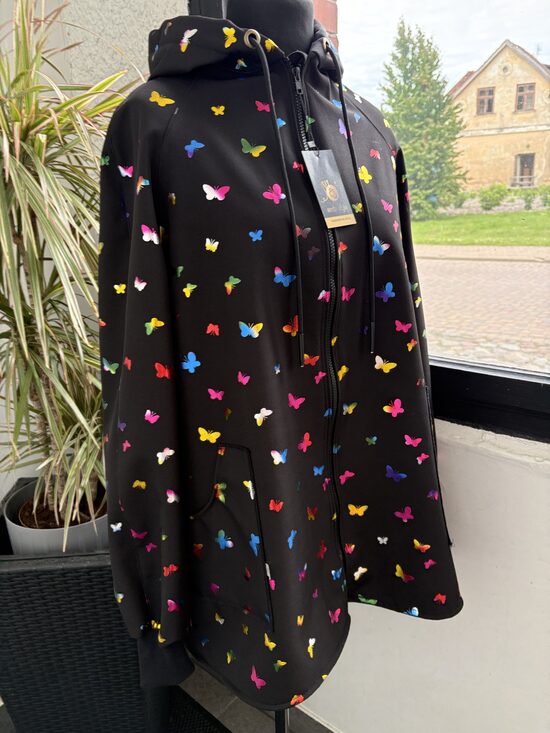 Softshell sieviešu jaka VAI mētelis ar reglāma piedurknēm.M-6 XL