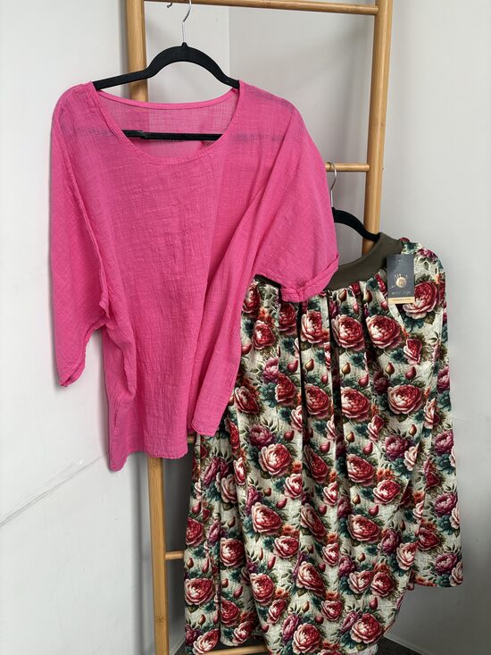 Muslina topiņš sievietēm .Lina svārki ar kabatām. Oversize. 