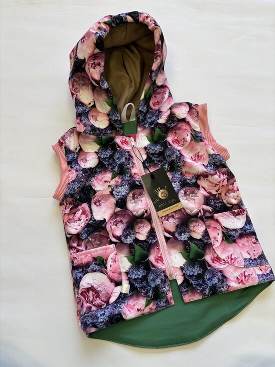 Softshell veste ar oderi meitenēm. 86-134.izm.