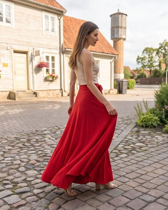 Gari sieviešu sasienamie, pārliekamie svārki. ,,Viola,,   XS-XL.  