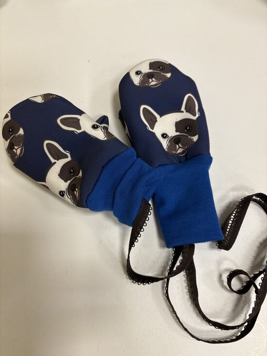 Softshell cimdi "Mopsīši" ar flīsa oderi (0° līdz -10°)