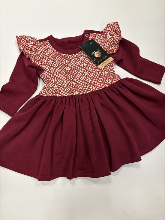 Bordo bodij kleita meitenēm. Latviete.62.,68.izm. 