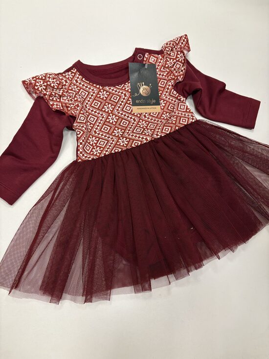 Bordo bodij kleita ar tillu. ,,Latviete,, 62.,68.,74.izm.