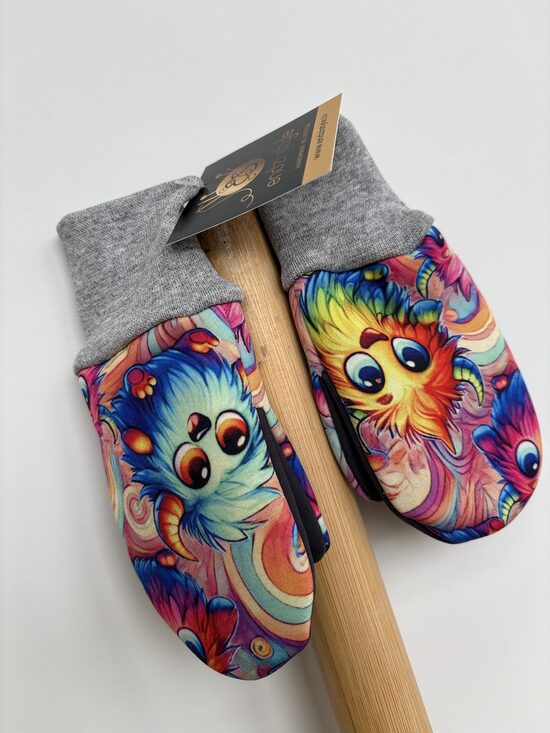 Bērnu cimdi rudens /ziemas sezonai. Softshell cimdi.