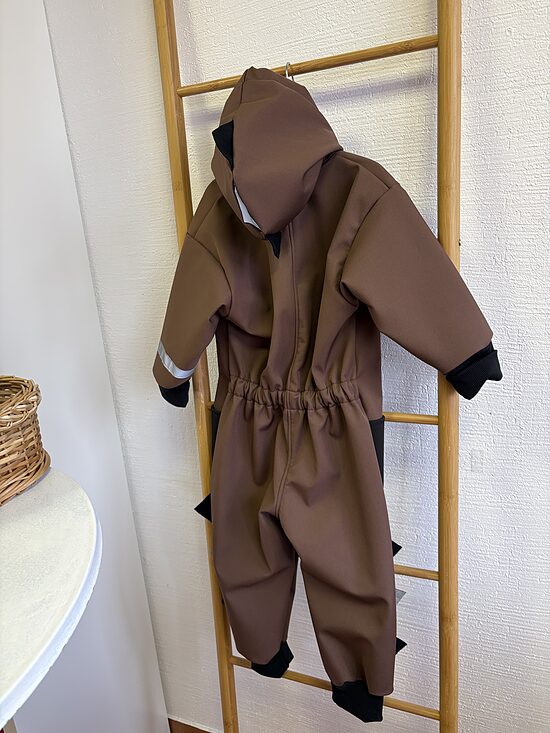 Brūni softshell kombinezoni,starpsezonu. Dino. 74-128.izm.