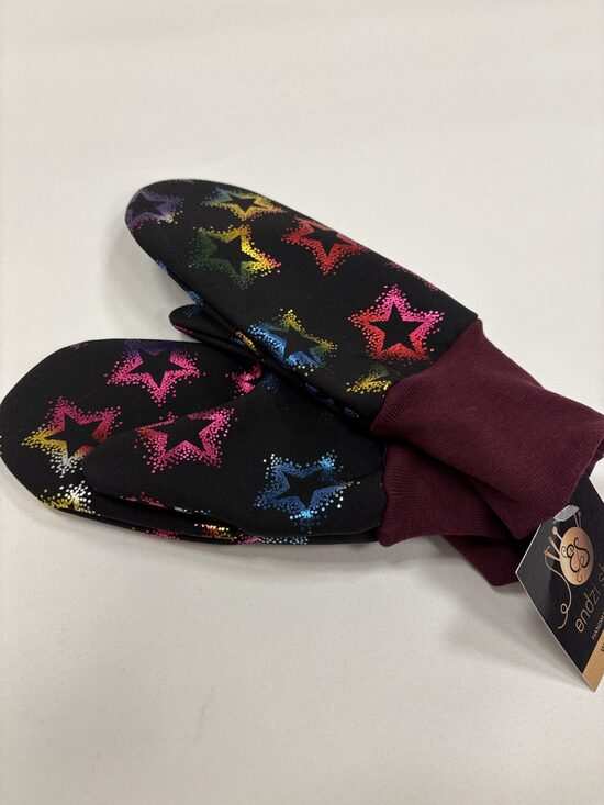 Bērnu softshell cimdi. Zvaigznītes.