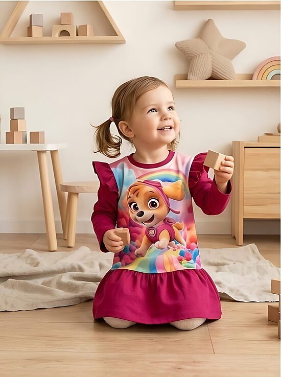 Kleita meitenēm. ,,Paw patrol,,86-104.izm.