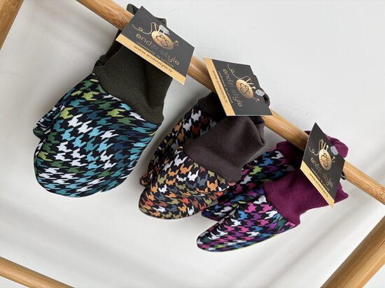 Softshell cimdi.Zaļie vilnīši.