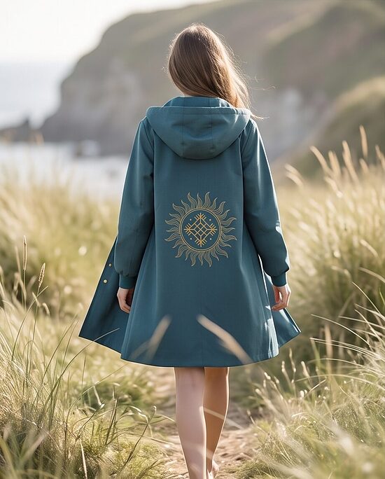 Sieviešu softshell garā jaka. ,,Zelta saule-laime,, L/XL 