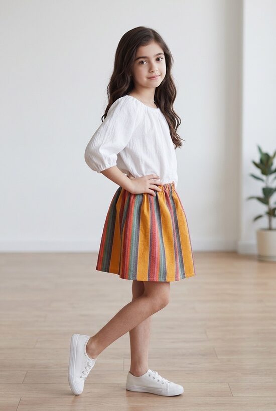 Stilizēti tautiskie svārki. Anna. Svārki meitenēm un sievietēm.