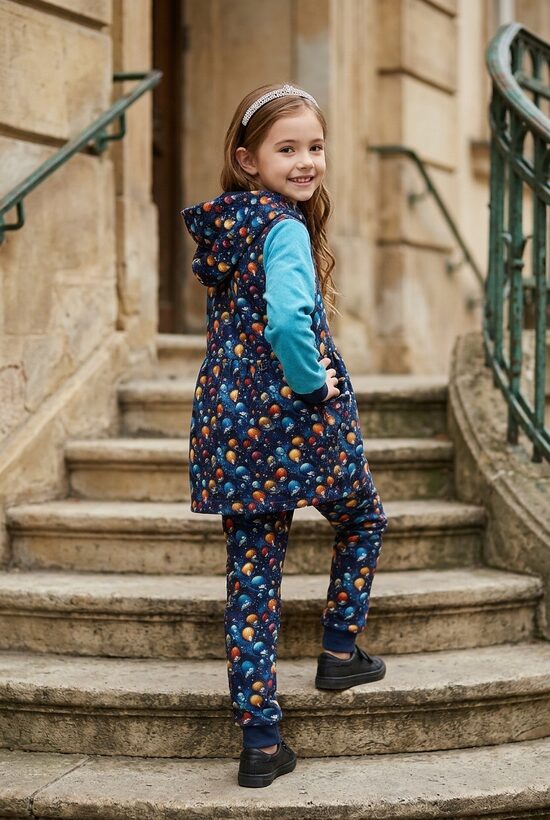 Starpsezonu jaka meitenēm mētelis . Softshell bikses.