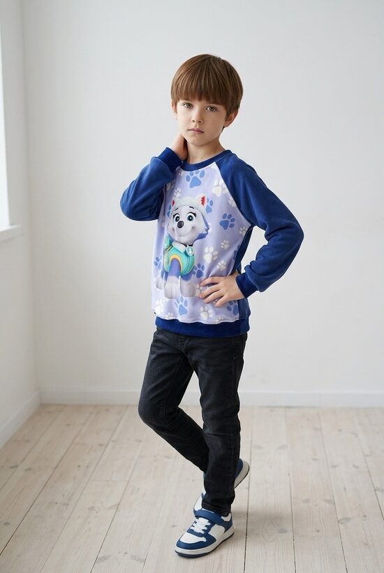 Zils bērnu džemperis. ,,Paw patrol,, 86,92,122.izm.