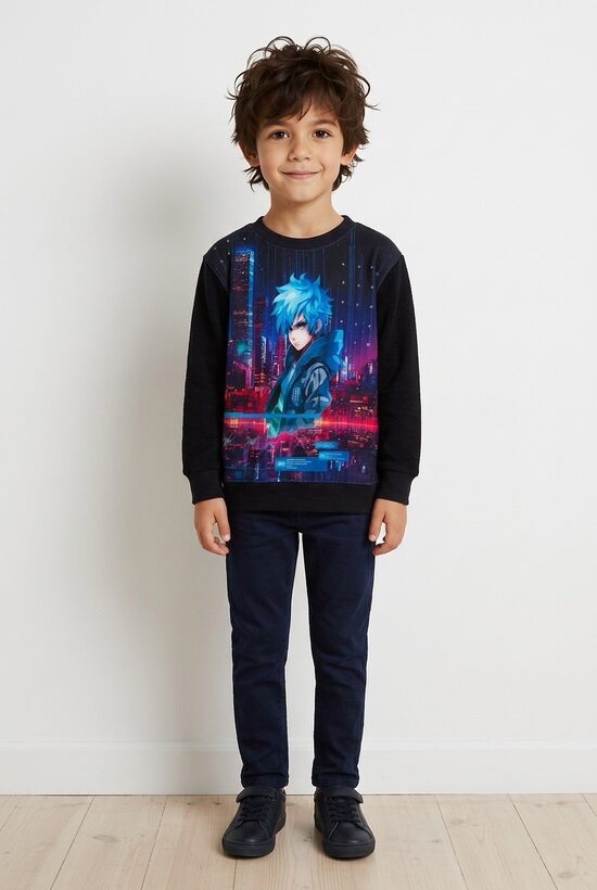 Bērnu džemperi no kokvilnas trikotāžas/velveta auduma.92-128.izm.