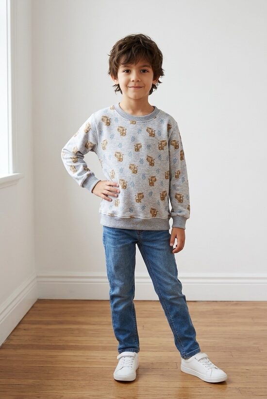 Silts ,biezs džemperis bērniem. Garš džemperis .104,110,116,122,128,134.izm.