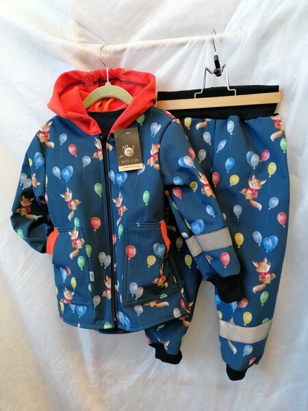 Starpsezonu softshell komplekts.Lapsēns.80-134.izm.
