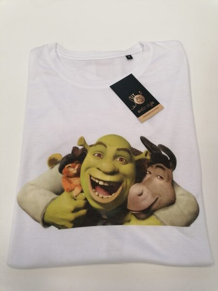 Vīriešu t-krekls ar apdruku.SHREK-3-,XL.