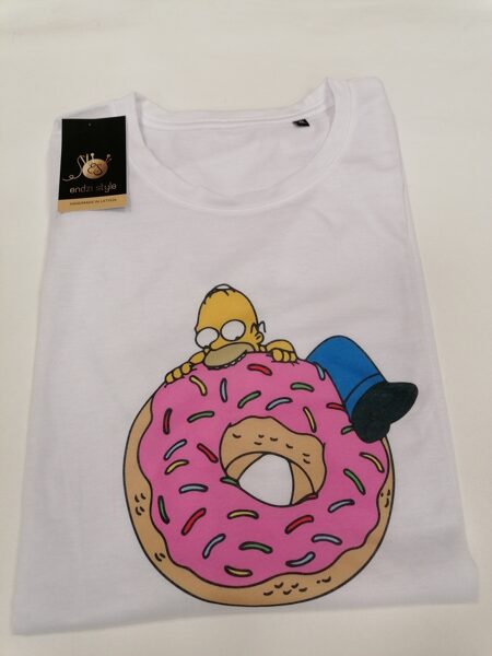 T-Krekls ar apdruku. Homērs un virtulis. S,M,L,XL,XXL